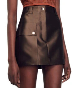 Sandro Minifalda De Corte Recto Mujer -GlamModa Ventas 43286052 x4