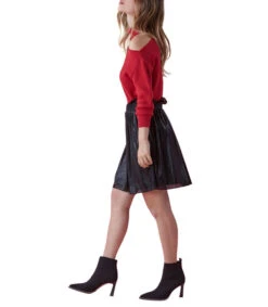 BCBGeneration Falda Corta Plisada Lisa Mujer -GlamModa Ventas 43289135 x3