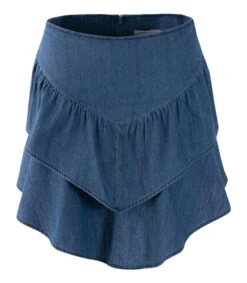 BCBGeneration Falda Corta Con Holanes Mujer -GlamModa Ventas 43289151 x5