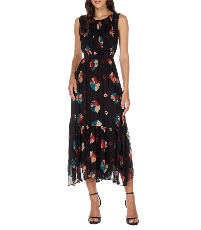 ULLA JOHNSON Vestido Maxi Estampado Sarai Mujer