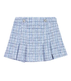 Maje Falda Corta De Silueta Recta Con Jaspeado Mujer -GlamModa Ventas 43290126 x5