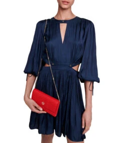 Maje Vestido De Fiesta Mini Con Manga 3,4 Mujer -GlamModa Ventas 43290156 x3