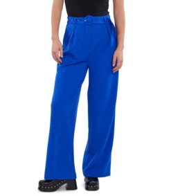 Y.A.S Pantalón Sólido Con Pinzas Mujer