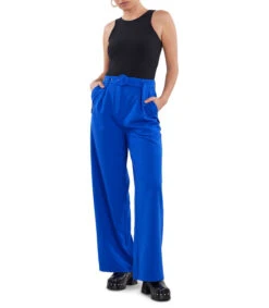 Y.A.S Pantalón Sólido Con Pinzas Mujer -GlamModa Ventas 43291512 x3