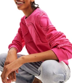 Desigual Sudadera Sweat Tapes Mujer -GlamModa Ventas 43293750 x3