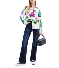Desigual Camisa Estampada Manga Larga Trieste Mujer -GlamModa Ventas 43294560 x3