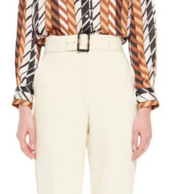 Pantalón Recto Tiro Alto Con Cinturón Mujer -GlamModa Ventas 43296651 x4