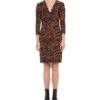 Vestido Animalprint Ajustado Mujer
