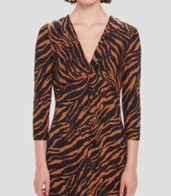 Vestido Animalprint Ajustado Mujer -GlamModa Ventas 43298552 x4