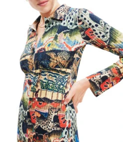 Desigual Vestido Midi De Manga Larga Con Tapestry M. Christian Lacroix Mujer 10 Desigual Vestido Midi De Manga Larga Con Tapestry M. Christian Lacroix Mujer -GlamModa Ventas 43301530 x4