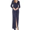Vestido De Fiesta Maxi Manga Larga Con Lentejuela Mujer 2 Vestido De Fiesta Maxi Manga Larga Con Lentejuela Mujer -GlamModa Ventas 43302102 x1