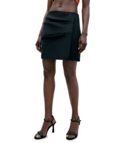 ADOLFO DOMINGUEZ Falda Mini De Corte Recto Mujer