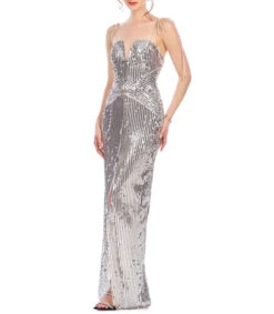 Vestido De Fiesta Maxi Con Lentejuelas Mujer -GlamModa Ventas 43307166 x3