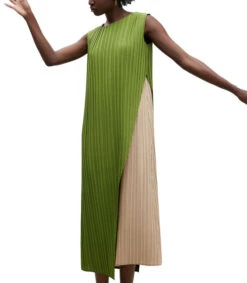 ADOLFO DOMINGUEZ Vestido Largo Sin Mangas Con Bloques De Color Mujer -GlamModa Ventas 43308351 x3