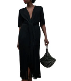 ADOLFO DOMINGUEZ Vestido Largo Manga Corta A Rayas Mujer 10 ADOLFO DOMINGUEZ Vestido Largo Manga Corta A Rayas Mujer -GlamModa Ventas 43308382 x3