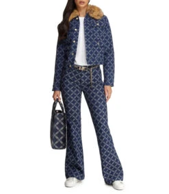 Michael Kors Jeans De Corte Flared Con Monogram Mujer -GlamModa Ventas 43309015 x3