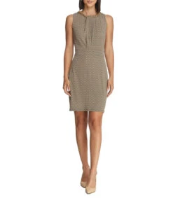 Michael Kors Vestido Midi Monogram Mujer