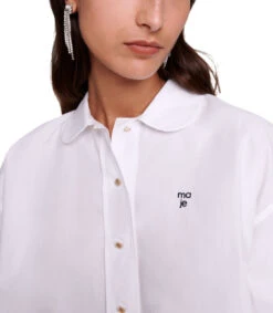 Maje Camisa Lisa Manga Larga Mujer -GlamModa Ventas 43313890 x4