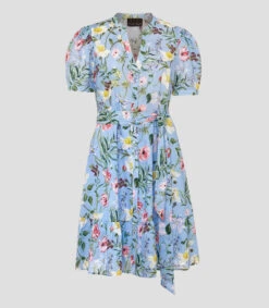 Vestido Mini Con Flores Velma Mujer -GlamModa Ventas 43316913 x4