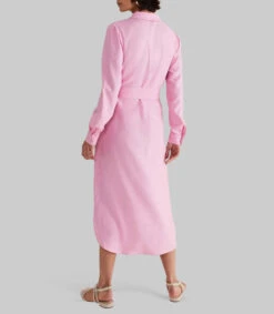 Vestido Midi De Manga Larga Rosalina Mujer -GlamModa Ventas 43316920 x3