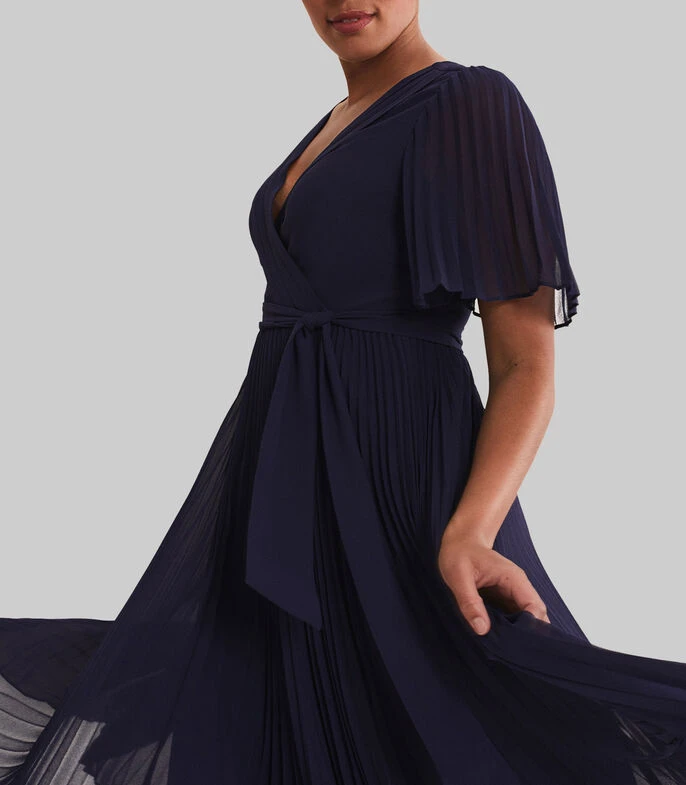 Vestido De Fiesta Midi Plisado Kendall Mujer 7 Vestido De Fiesta Midi Plisado Kendall Mujer - Imagen 5