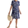 Vestido Mini De Cebra Isabelle Mujer -GlamModa Ventas 43317069 x1