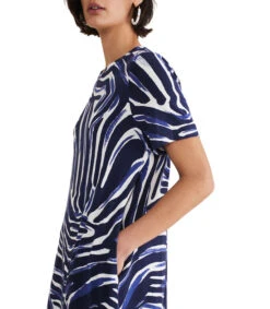 Vestido Mini De Cebra Isabelle Mujer -GlamModa Ventas 43317069 x3