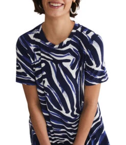 Vestido Mini De Cebra Isabelle Mujer -GlamModa Ventas 43317069 x4