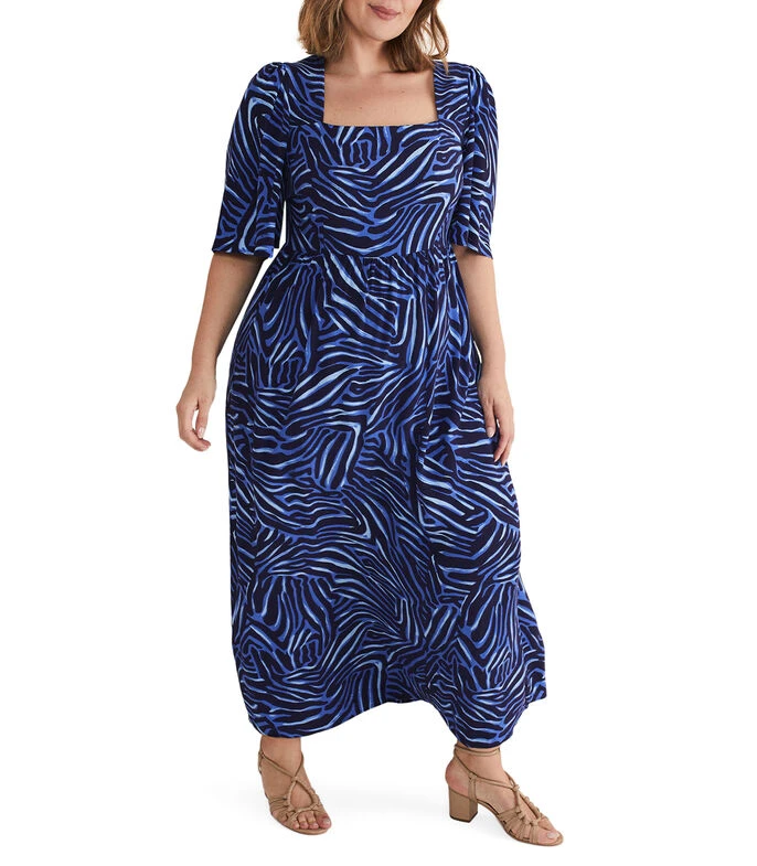 Vestido Maxi De Cebra Ayesha Mujer 5 Vestido Maxi De Cebra Ayesha Mujer - Imagen 3