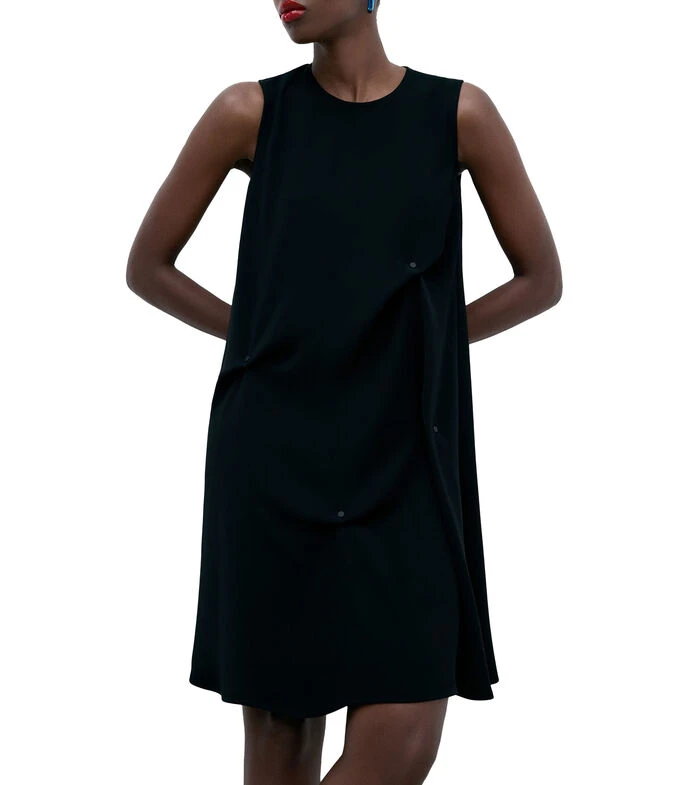 ADOLFO DOMINGUEZ Vestido Midi Liso Mujer 3 ADOLFO DOMINGUEZ Vestido Midi Liso Mujer