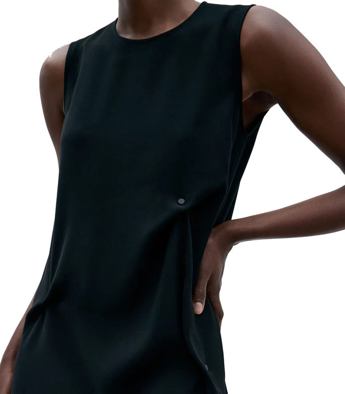 ADOLFO DOMINGUEZ Vestido Midi Liso Mujer 6 ADOLFO DOMINGUEZ Vestido Midi Liso Mujer - Imagen 4