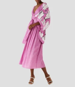 Vestido Maxi Con Flores A Tono Mujer 9 Vestido Maxi Con Flores A Tono Mujer -GlamModa Ventas 43323228 x3