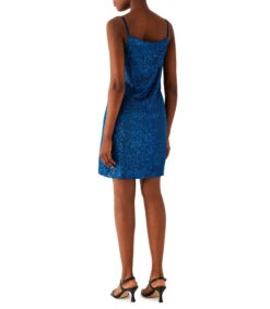 Vestido Mini Con Lentejuelas Mujer -GlamModa Ventas 43323276 x2