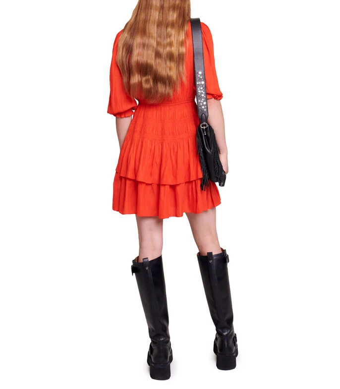 Maje Vestido Mini Con Manga 3,4 Radji Mujer 4 Maje Vestido Mini Con Manga 3,4 Radji Mujer - Imagen 2