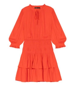 Maje Vestido Mini Con Manga 3,4 Radji Mujer 11 Maje Vestido Mini Con Manga 3,4 Radji Mujer -GlamModa Ventas 43323377 x5