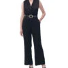 Jumpsuit Silueta Palazzo Con Cinturón Mujer -GlamModa Ventas 43353957 x1