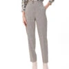 Pantalón Recto Tiro Alto Cuadro Gales Mujer -GlamModa Ventas 43354145 x1