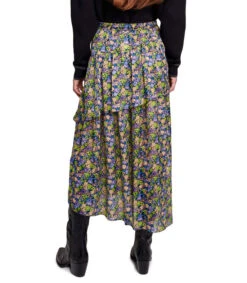 Maje Falda Larga De Corte A Floral Mujer -GlamModa Ventas 43366458 x2